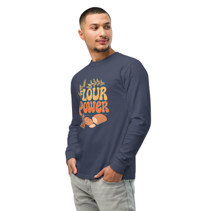 Flour Power | Garment-dyed heavyweight long-sleeve shirt Apparel > Long Sleeve Shirts ZomaModa