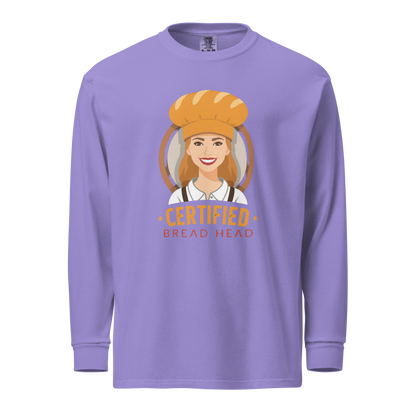 Certified Bread Head | Garment-dyed heavyweight long-sleeve shirt Violet Apparel > Long Sleeve Shirts ZomaModa