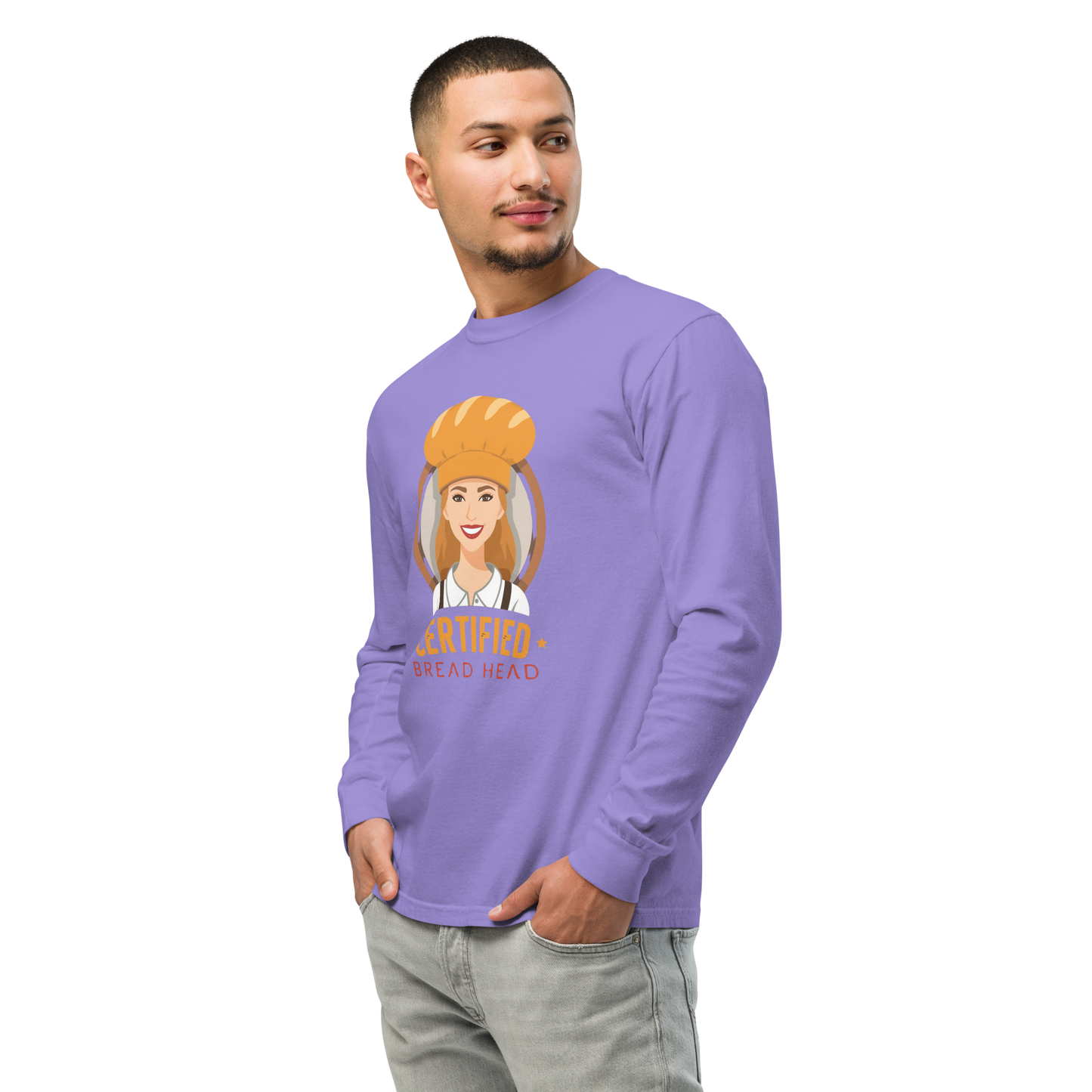 Certified Bread Head | Garment-dyed heavyweight long-sleeve shirt Apparel > Long Sleeve Shirts ZomaModa