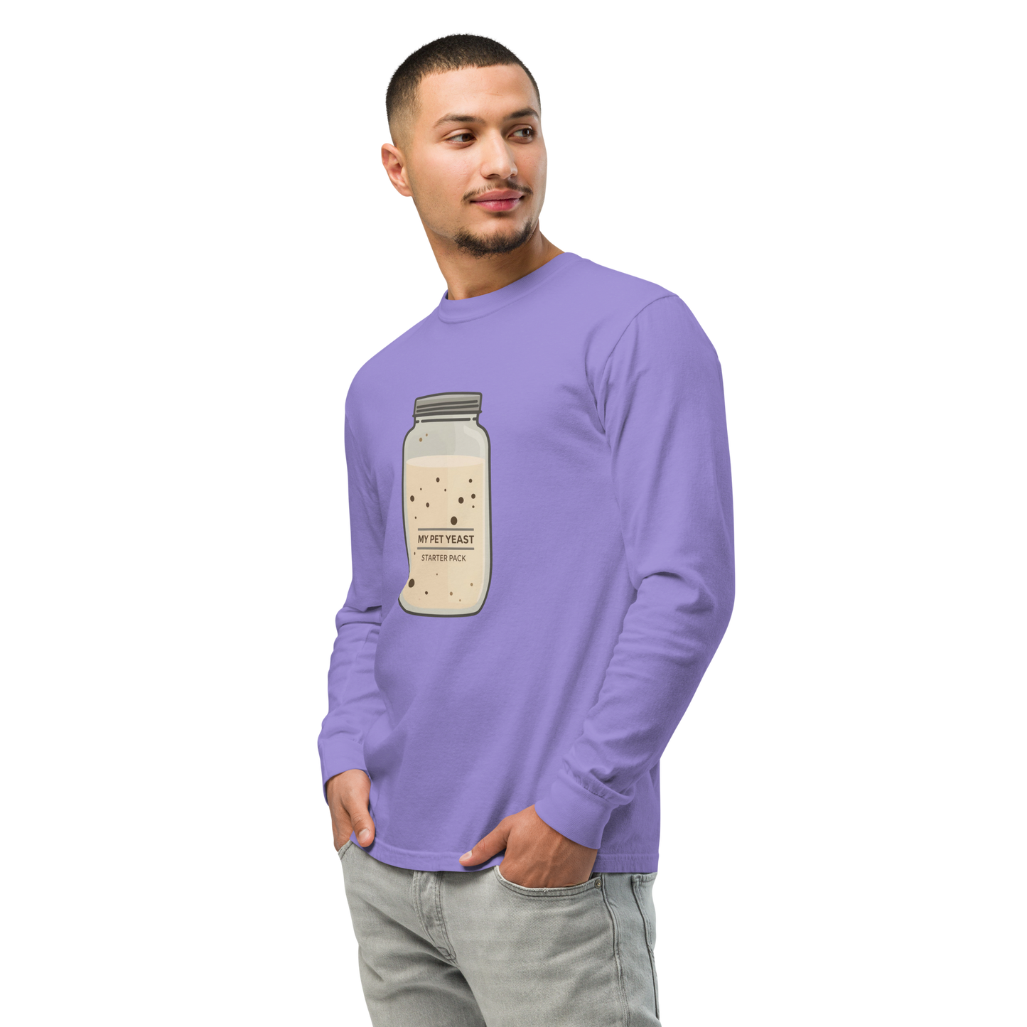 Starter Pack | Garment-dyed heavyweight long-sleeve shirt Apparel > Long Sleeve Shirts ZomaModa