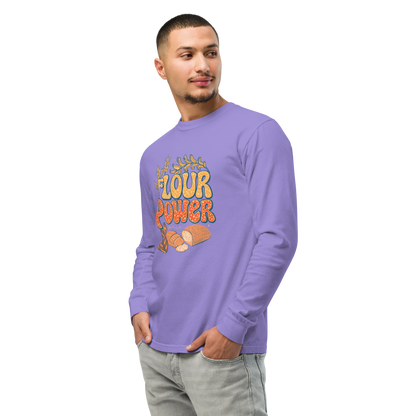 Flour Power | Garment-dyed heavyweight long-sleeve shirt Apparel > Long Sleeve Shirts ZomaModa