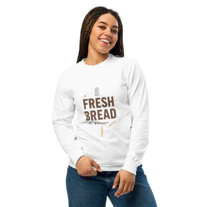 Eat Sleep Bake Repeat | Garment-dyed heavyweight long-sleeve shirt Apparel > Long Sleeve Shirts ZomaModa