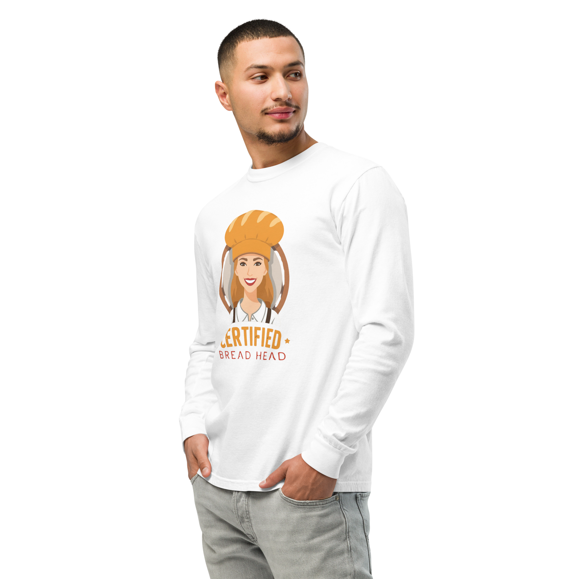 Certified Bread Head | Garment-dyed heavyweight long-sleeve shirt Apparel > Long Sleeve Shirts ZomaModa
