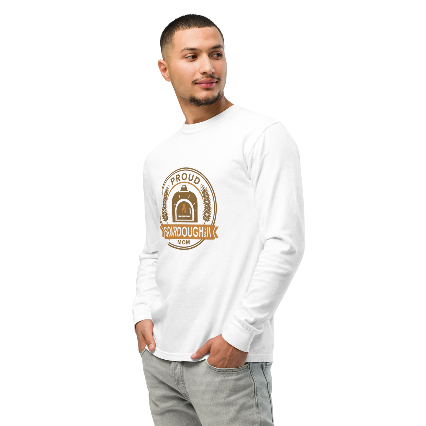 Sourdough Mom | Garment-dyed heavyweight long-sleeve shirt Apparel > Long Sleeve Shirts ZomaModa