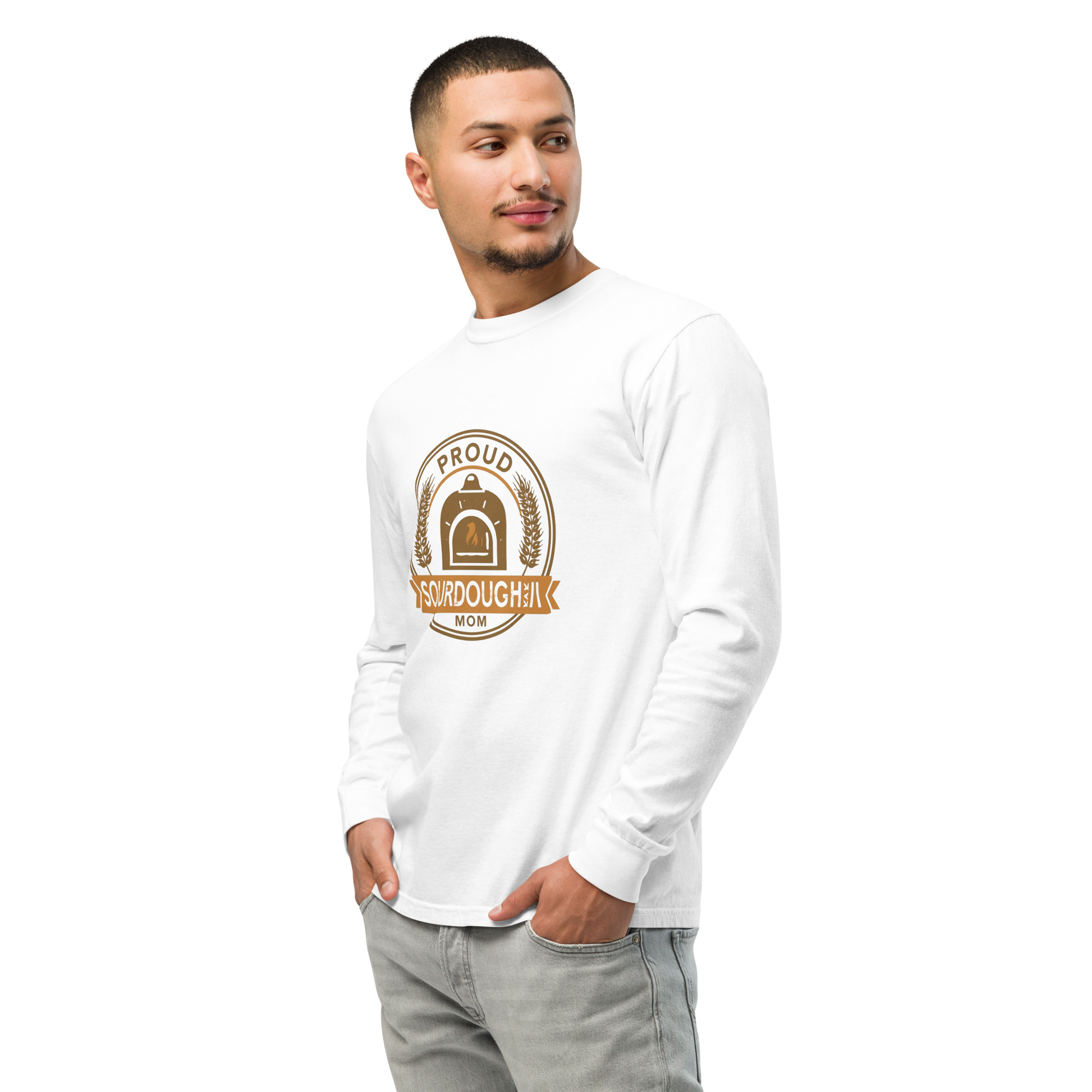 Sourdough Mom | Garment-dyed heavyweight long-sleeve shirt Apparel > Long Sleeve Shirts ZomaModa
