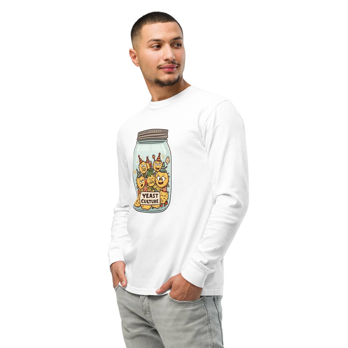 Wild Yeast, Wild Life | Garment-dyed heavyweight long-sleeve shirt Apparel > Long Sleeve Shirts ZomaModa