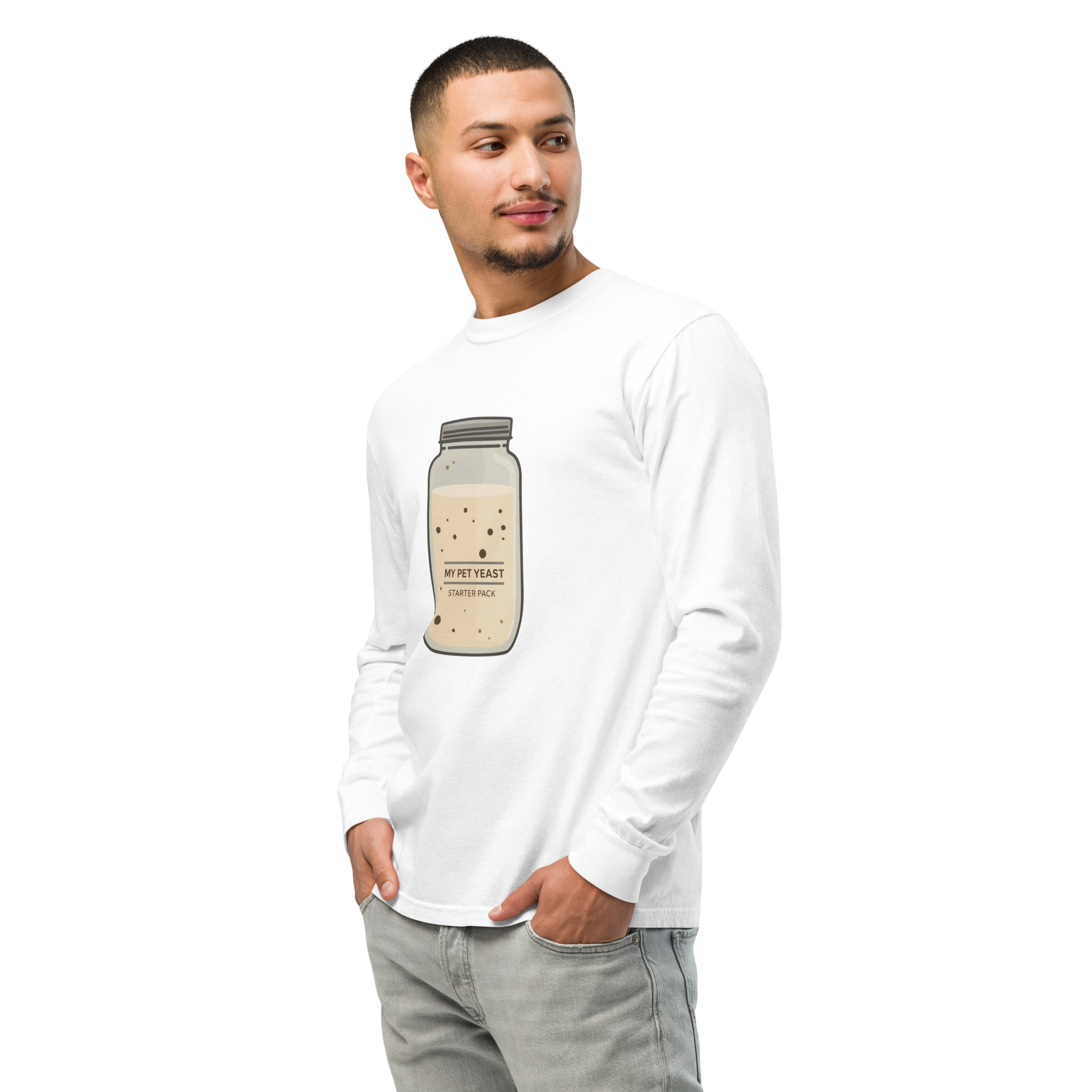 Starter Pack | Garment-dyed heavyweight long-sleeve shirt Apparel > Long Sleeve Shirts ZomaModa