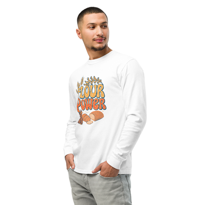 Flour Power | Garment-dyed heavyweight long-sleeve shirt Apparel > Long Sleeve Shirts ZomaModa