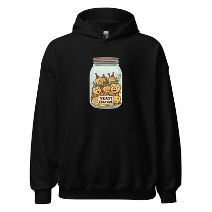 Wild Yeast, Wild Life | Unisex Hoodie Black Apparel > Hoodies & Sweatshirts ZomaModa