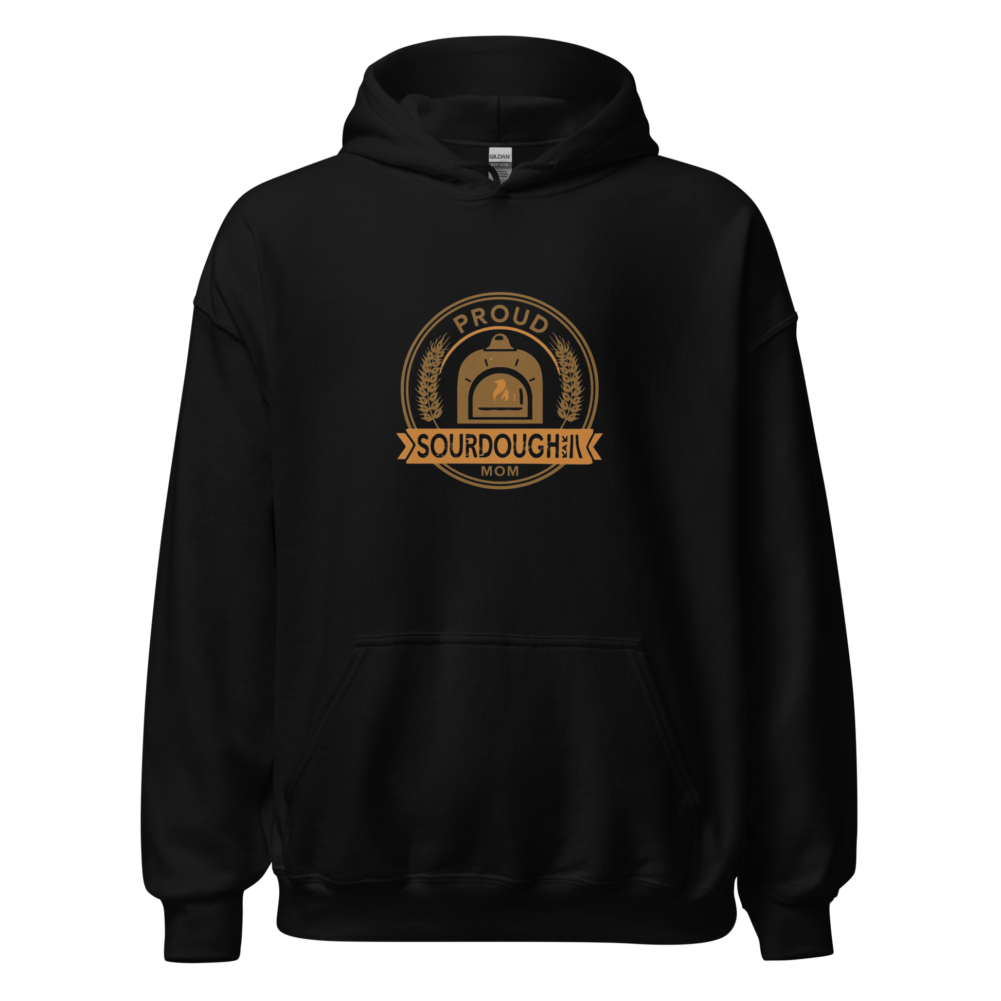Sourdough Mom | Unisex Hoodie Black Apparel > Hoodies & Sweatshirts ZomaModa