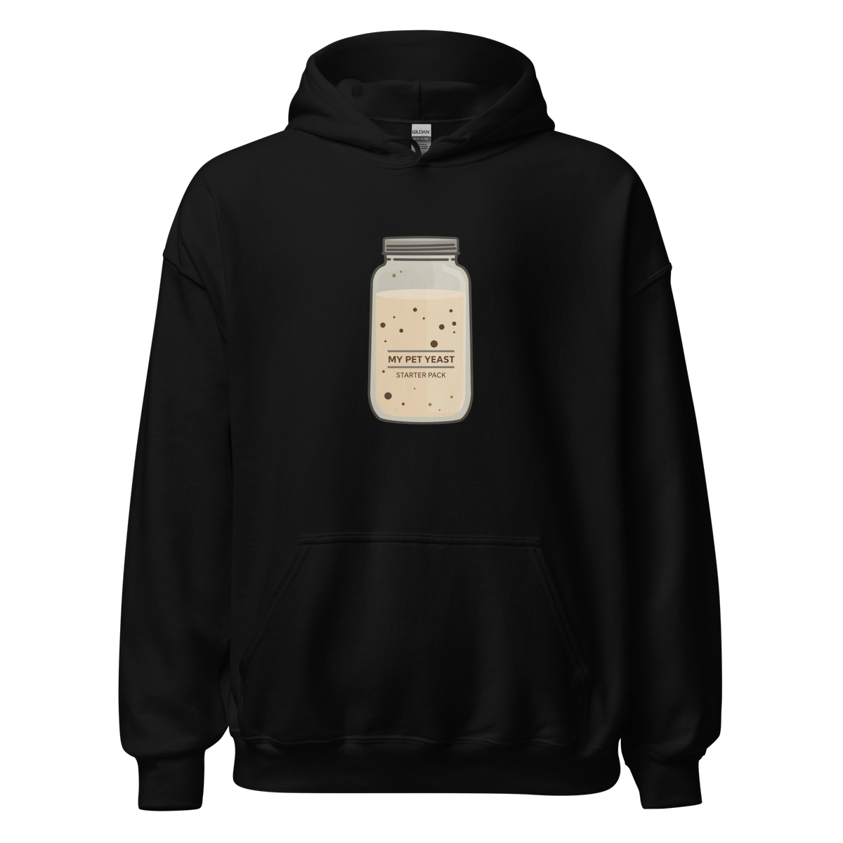 Starter Pack | Unisex Hoodie Black Apparel > Hoodies & Sweatshirts ZomaModa