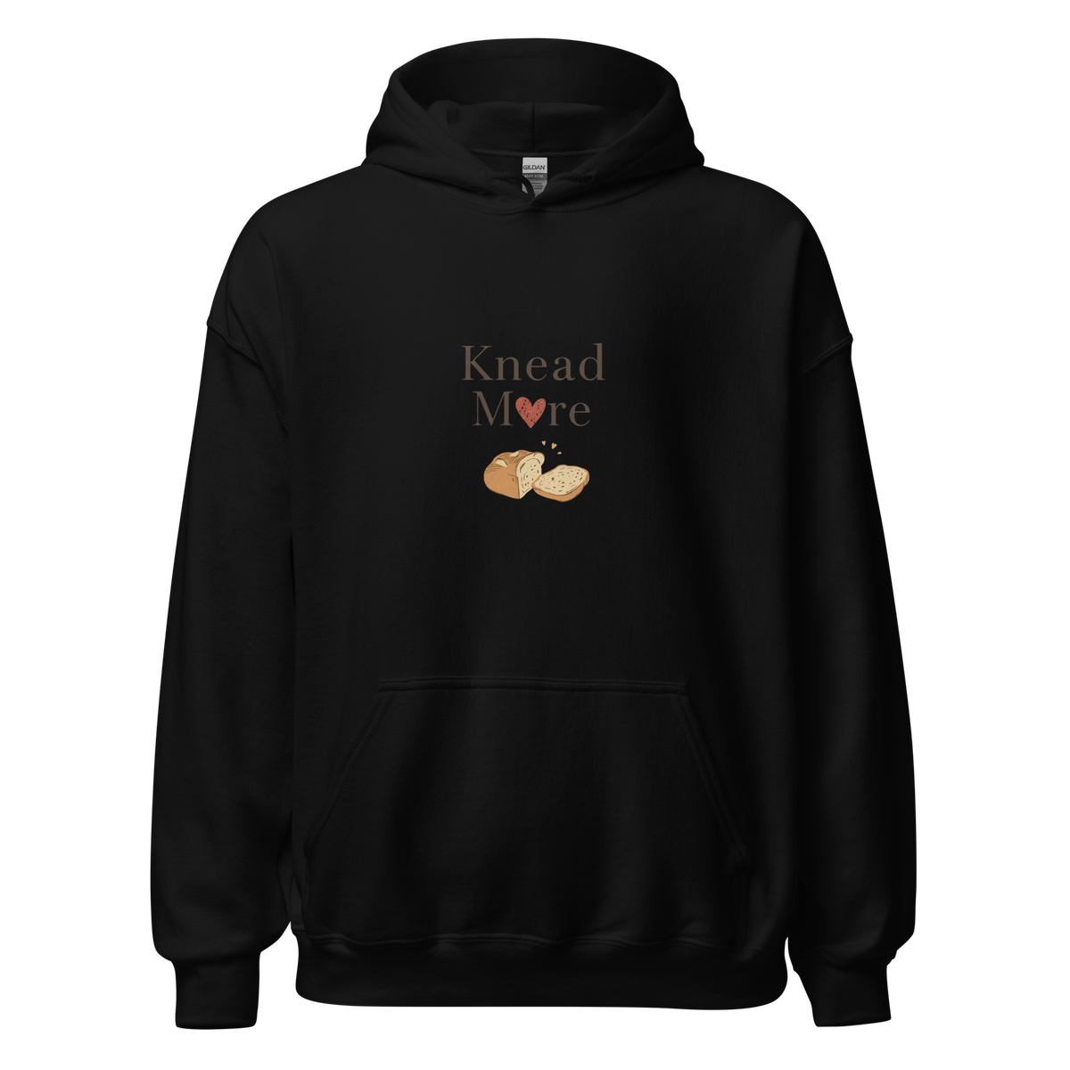 Knead More Love | Unisex Hoodie Black Apparel > Hoodies & Sweatshirts ZomaModa