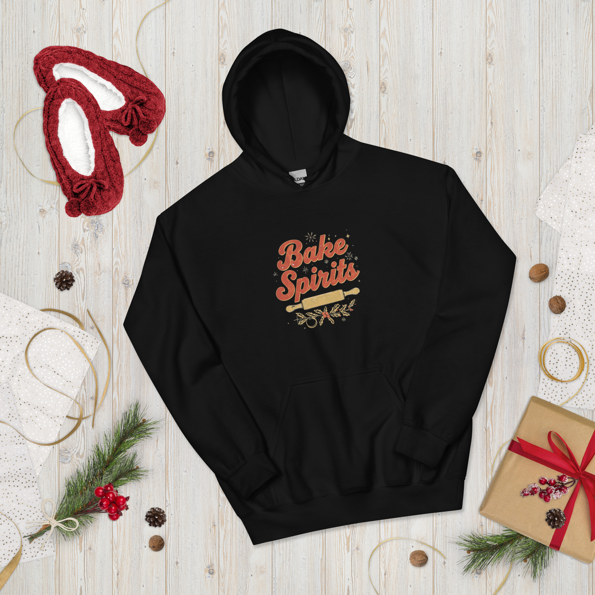 Bake Spirits Bright | Unisex Hoodie Apparel > Hoodies & Sweatshirts ZomaModa