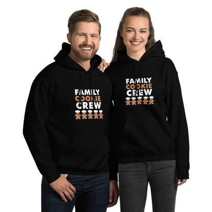 Family Cookie Crew V1 | Unisex Hoodie Black Apparel > Hoodies & Sweatshirts ZomaModa