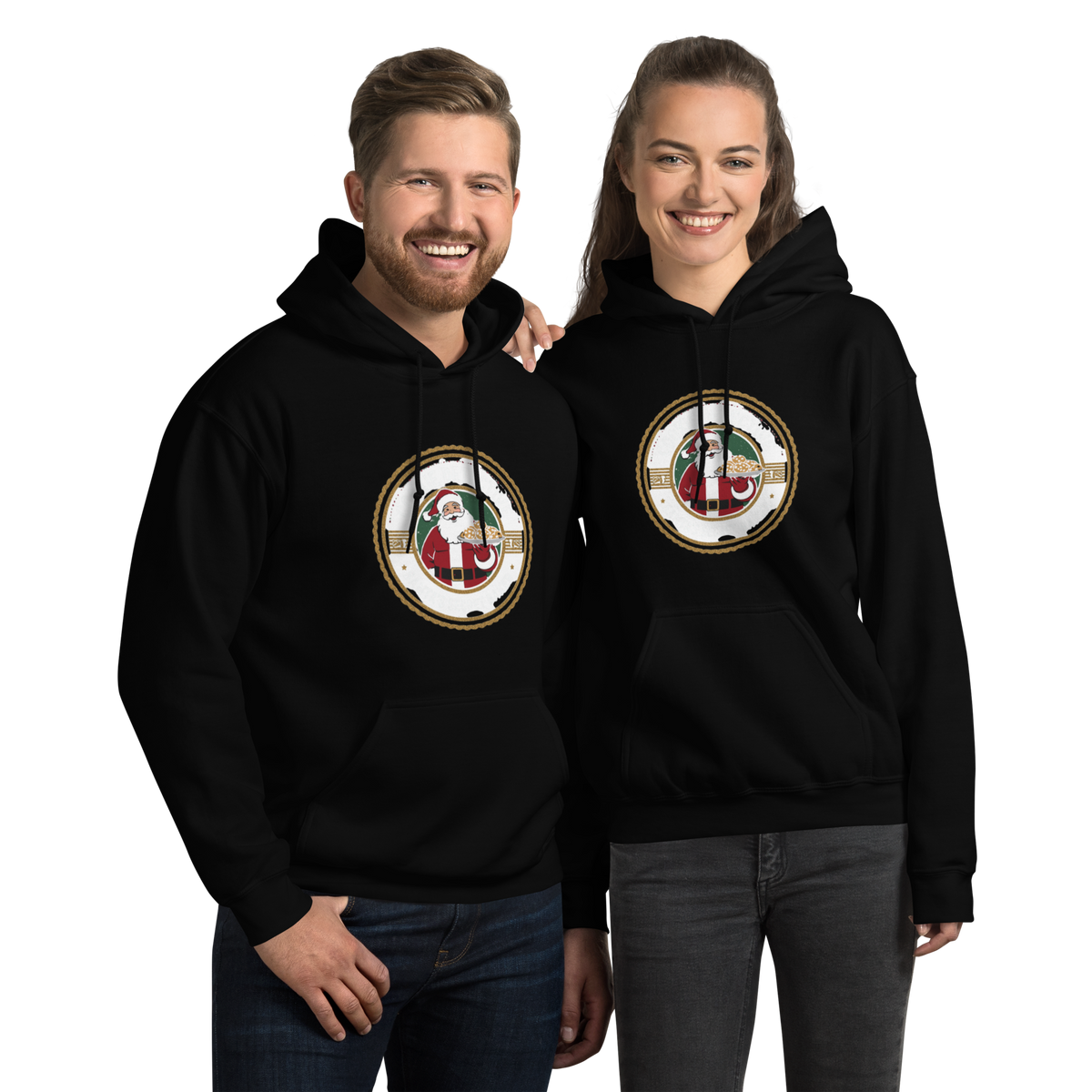 Cookie Detective – Santa’s Secret Baker V3 | Unisex Hoodie Black Apparel > Hoodies & Sweatshirts ZomaModa
