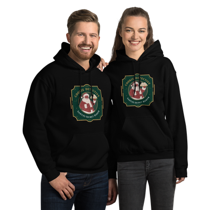 Cookie Detective – Santa’s Secret Baker V1 | Unisex Hoodie Black Apparel > Hoodies & Sweatshirts ZomaModa