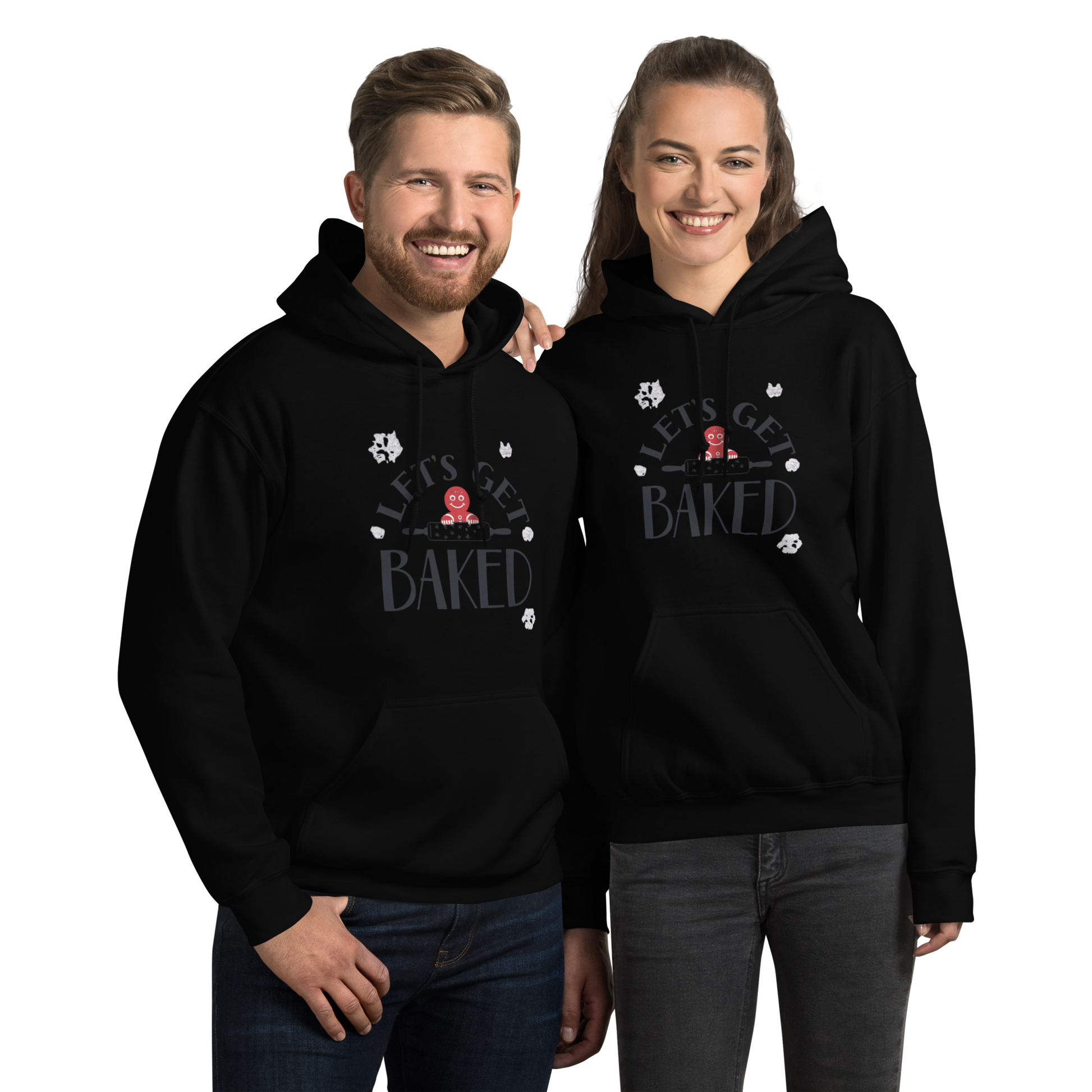 Let’s Get Baked V1 | Unisex Hoodie Black Apparel > Hoodies & Sweatshirts ZomaModa