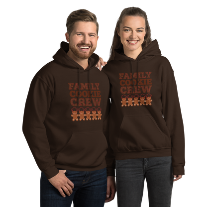 Family Cookie Crew V2 | Unisex Hoodie Dark Chocolate Apparel > Hoodies & Sweatshirts ZomaModa