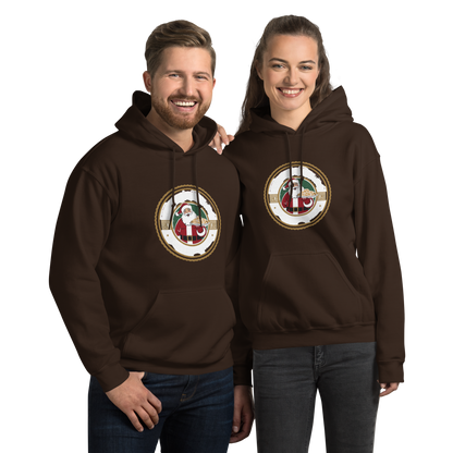 Cookie Detective – Santa’s Secret Baker V3 | Unisex Hoodie Dark Chocolate Apparel > Hoodies & Sweatshirts ZomaModa
