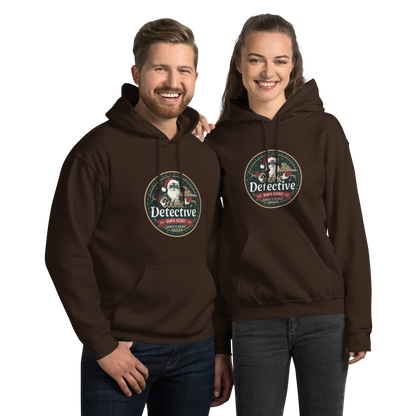 Cookie Detective – Santa’s Secret Baker V2 | Unisex Hoodie Dark Chocolate Apparel > Hoodies & Sweatshirts ZomaModa