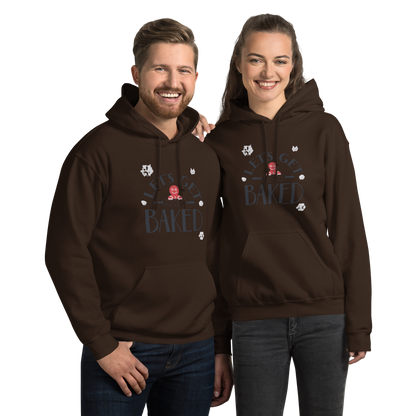 Let’s Get Baked V1 | Unisex Hoodie Dark Chocolate Apparel > Hoodies & Sweatshirts ZomaModa