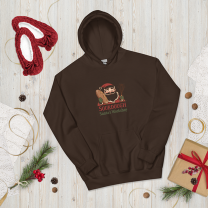 Sourdough Santa V4 | Unisex Hoodie Apparel > Hoodies & Sweatshirts ZomaModa