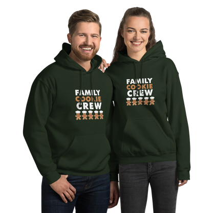 Family Cookie Crew V1 | Unisex Hoodie Forest Green Apparel > Hoodies & Sweatshirts ZomaModa