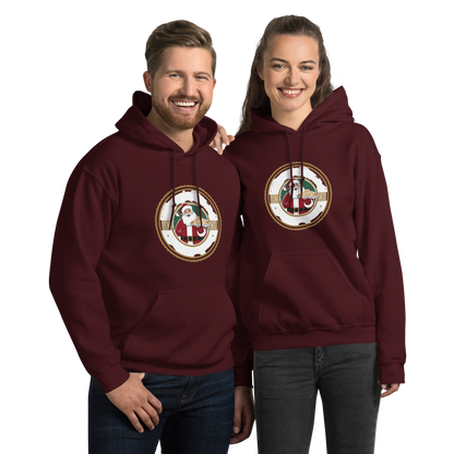 Cookie Detective – Santa’s Secret Baker V3 | Unisex Hoodie Maroon Apparel > Hoodies & Sweatshirts ZomaModa
