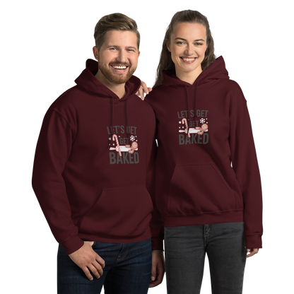 Let’s Get Baked V2 | Unisex Hoodie Maroon Apparel > Hoodies & Sweatshirts ZomaModa