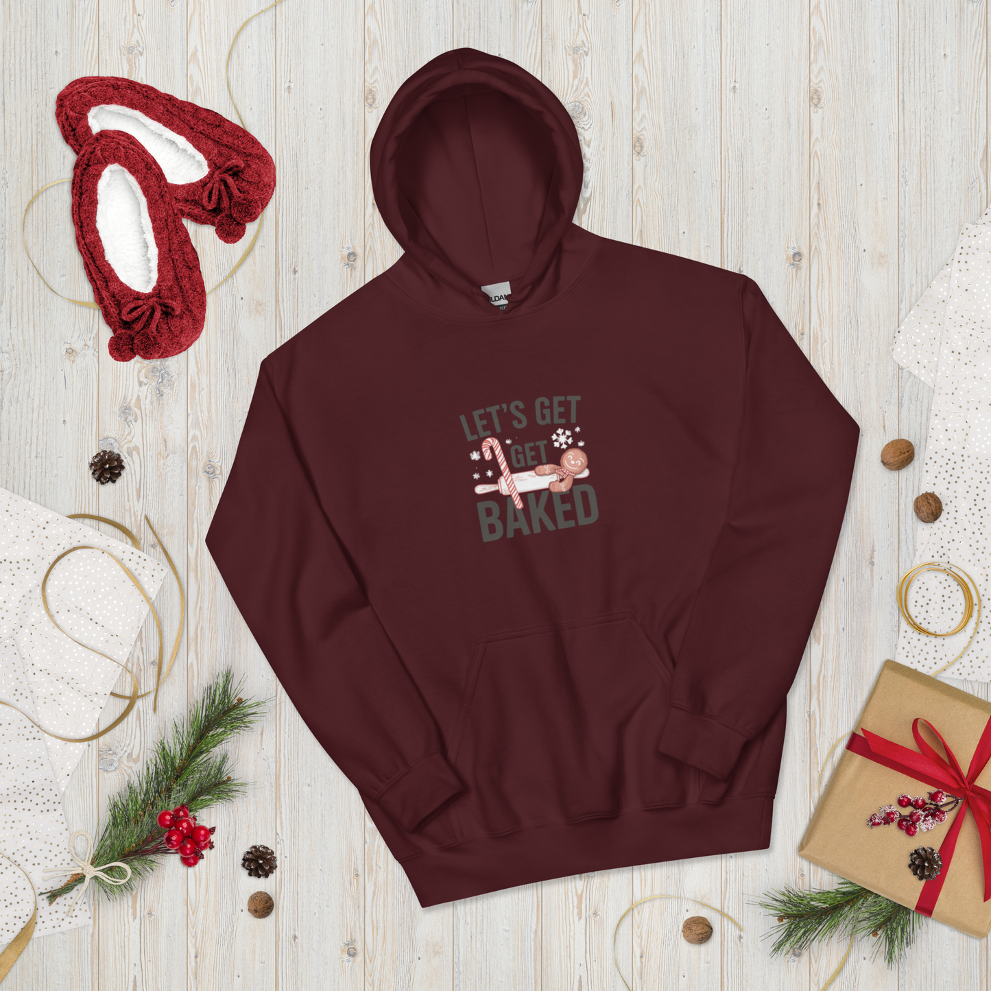 Let’s Get Baked V2 | Unisex Hoodie Apparel > Hoodies & Sweatshirts ZomaModa