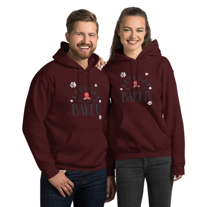 Let’s Get Baked V1 | Unisex Hoodie Maroon Apparel > Hoodies & Sweatshirts ZomaModa
