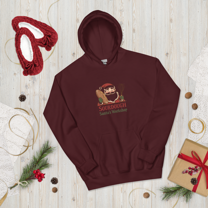 Sourdough Santa V4 | Unisex Hoodie Apparel > Hoodies & Sweatshirts ZomaModa