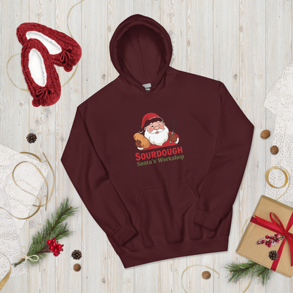 Sourdough Santa V3 | Unisex Hoodie Apparel > Hoodies & Sweatshirts ZomaModa