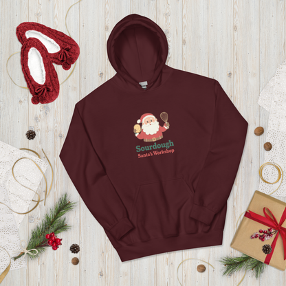 Sourdough Santa V1 | Unisex Hoodie Apparel > Hoodies & Sweatshirts ZomaModa