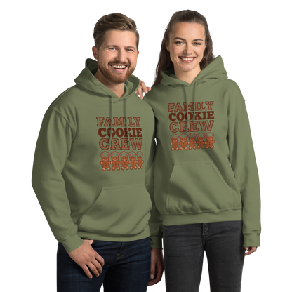 Family Cookie Crew V2 | Unisex Hoodie Military Green Apparel > Hoodies & Sweatshirts ZomaModa