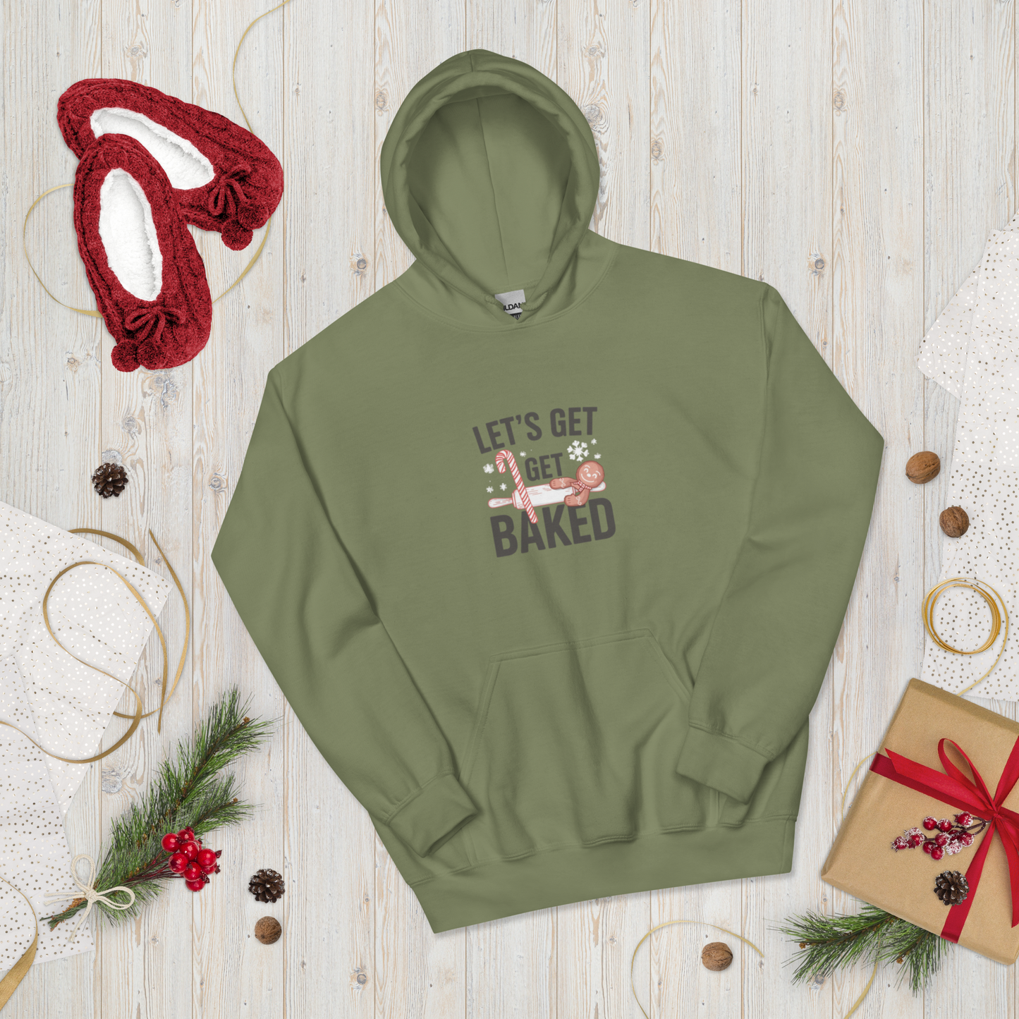 Let’s Get Baked V2 | Unisex Hoodie Apparel > Hoodies & Sweatshirts ZomaModa