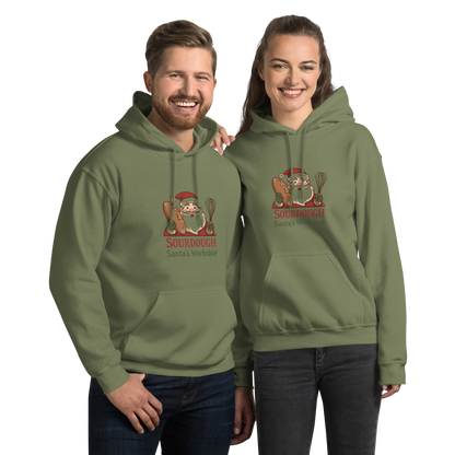 Sourdough Santa V4 | Unisex Hoodie Military Green Apparel > Hoodies & Sweatshirts ZomaModa