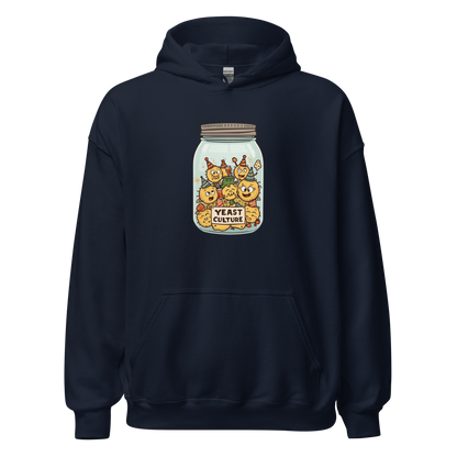 Wild Yeast, Wild Life | Unisex Hoodie Navy Apparel > Hoodies & Sweatshirts ZomaModa
