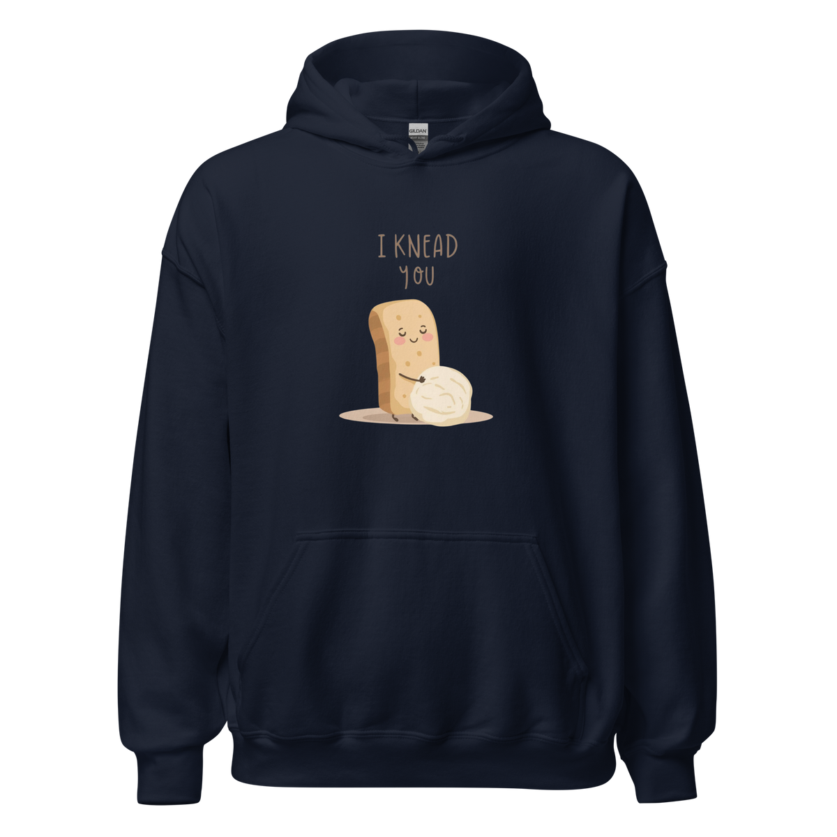 I Knead You | Unisex Hoodie Navy Apparel > Hoodies & Sweatshirts ZomaModa