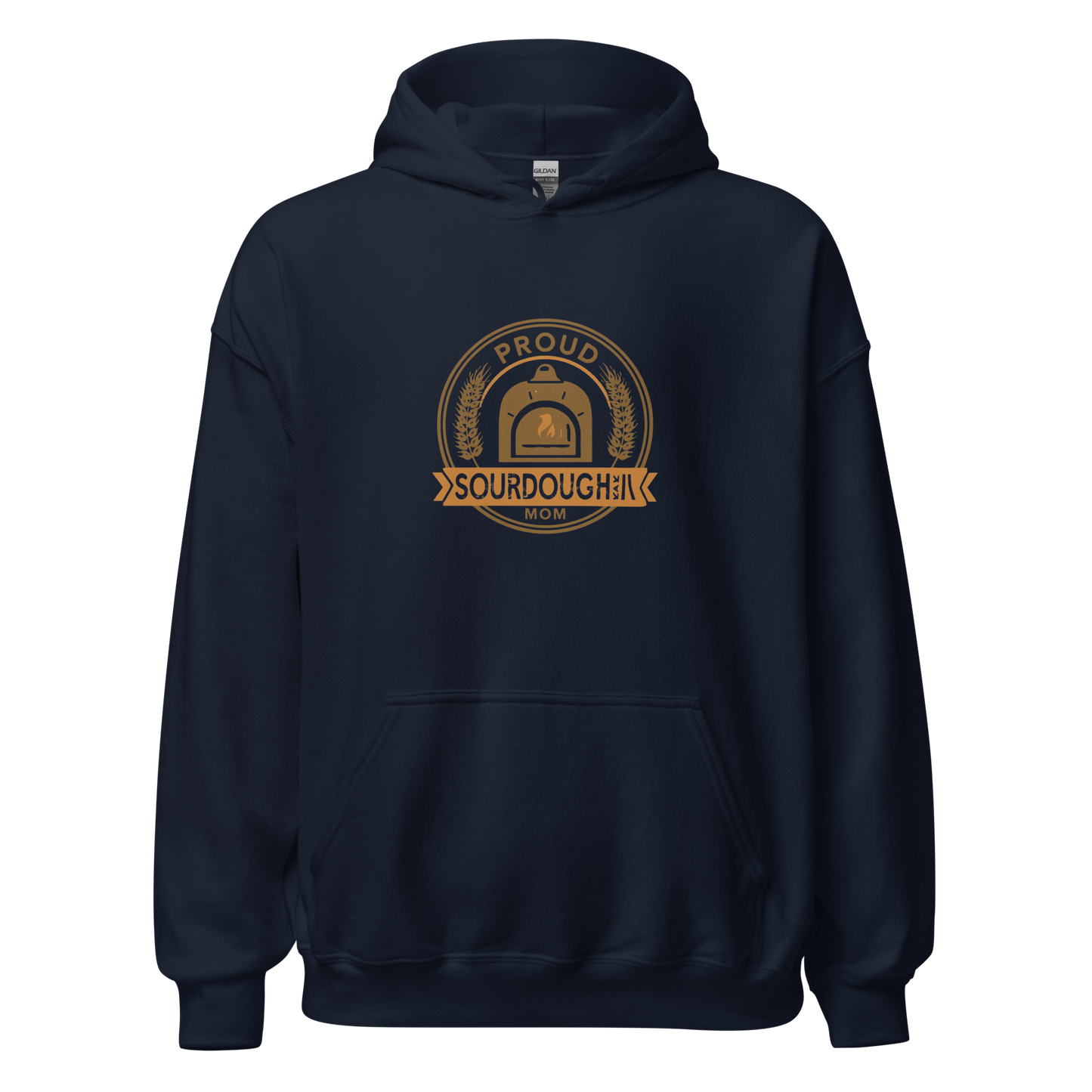 Sourdough Mom | Unisex Hoodie Navy Apparel > Hoodies & Sweatshirts ZomaModa