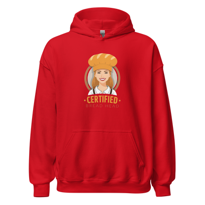 Certified Bread Head | Unisex Hoodie Red Apparel > Hoodies & Sweatshirts ZomaModa