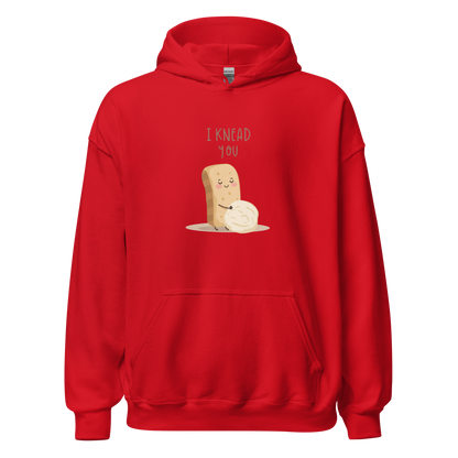I Knead You | Unisex Hoodie Red Apparel > Hoodies & Sweatshirts ZomaModa