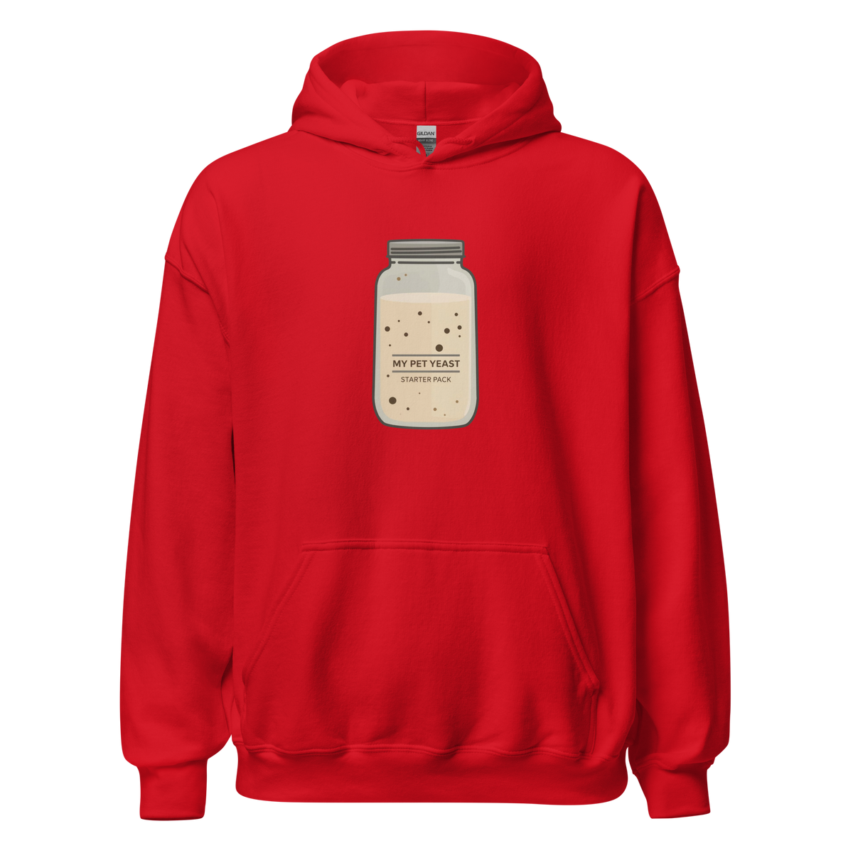 Starter Pack | Unisex Hoodie Red Apparel > Hoodies & Sweatshirts ZomaModa