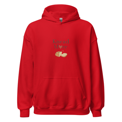Knead More Love | Unisex Hoodie Red Apparel > Hoodies & Sweatshirts ZomaModa
