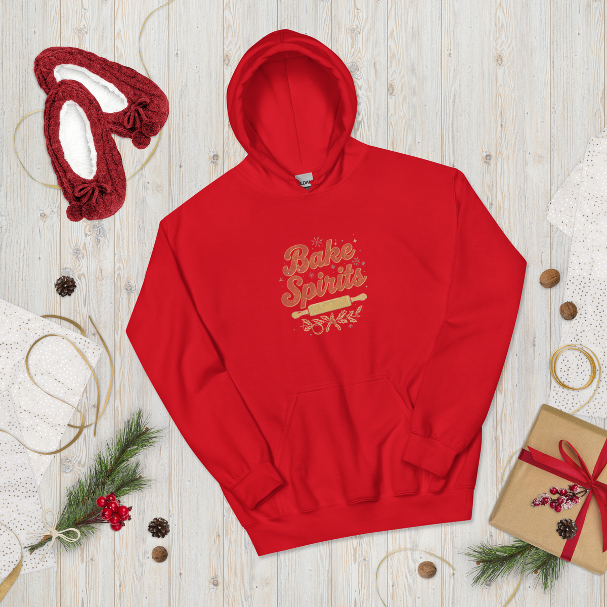 Bake Spirits Bright | Unisex Hoodie Apparel > Hoodies & Sweatshirts ZomaModa