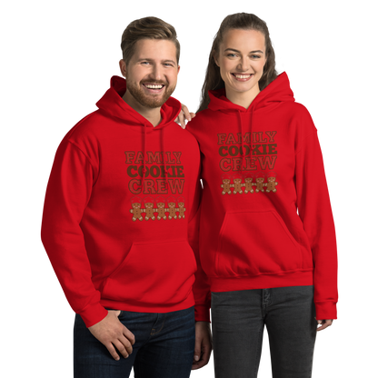 Family Cookie Crew V2 | Unisex Hoodie Red Apparel > Hoodies & Sweatshirts ZomaModa
