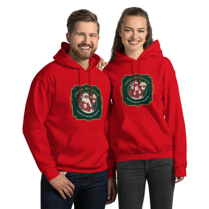Cookie Detective – Santa’s Secret Baker V1 | Unisex Hoodie Red Apparel > Hoodies & Sweatshirts ZomaModa