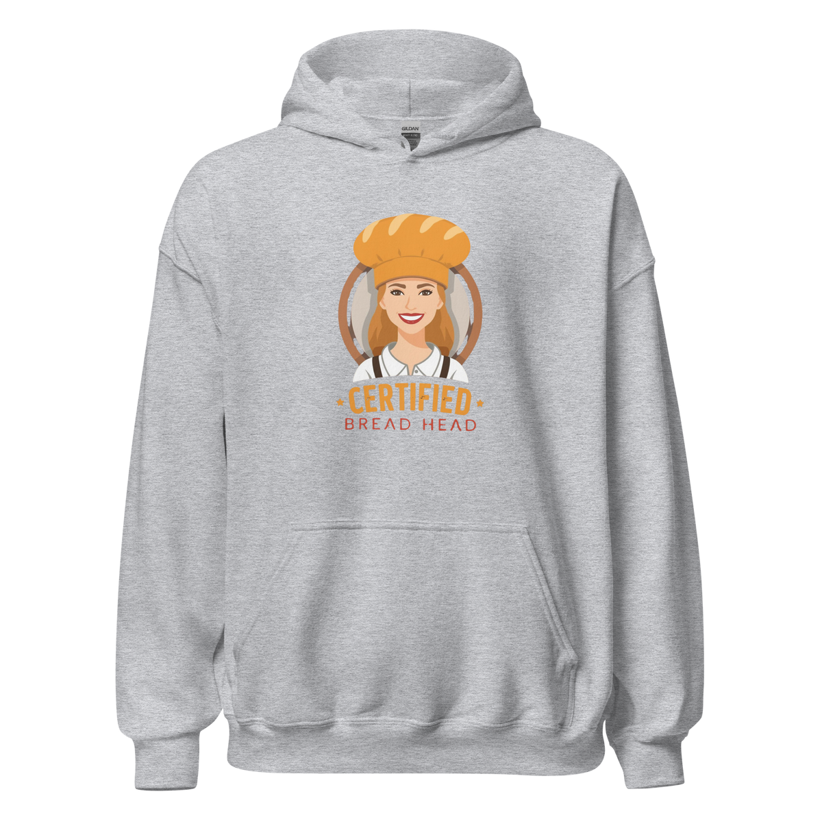 Certified Bread Head | Unisex Hoodie Sport Grey Apparel > Hoodies & Sweatshirts ZomaModa