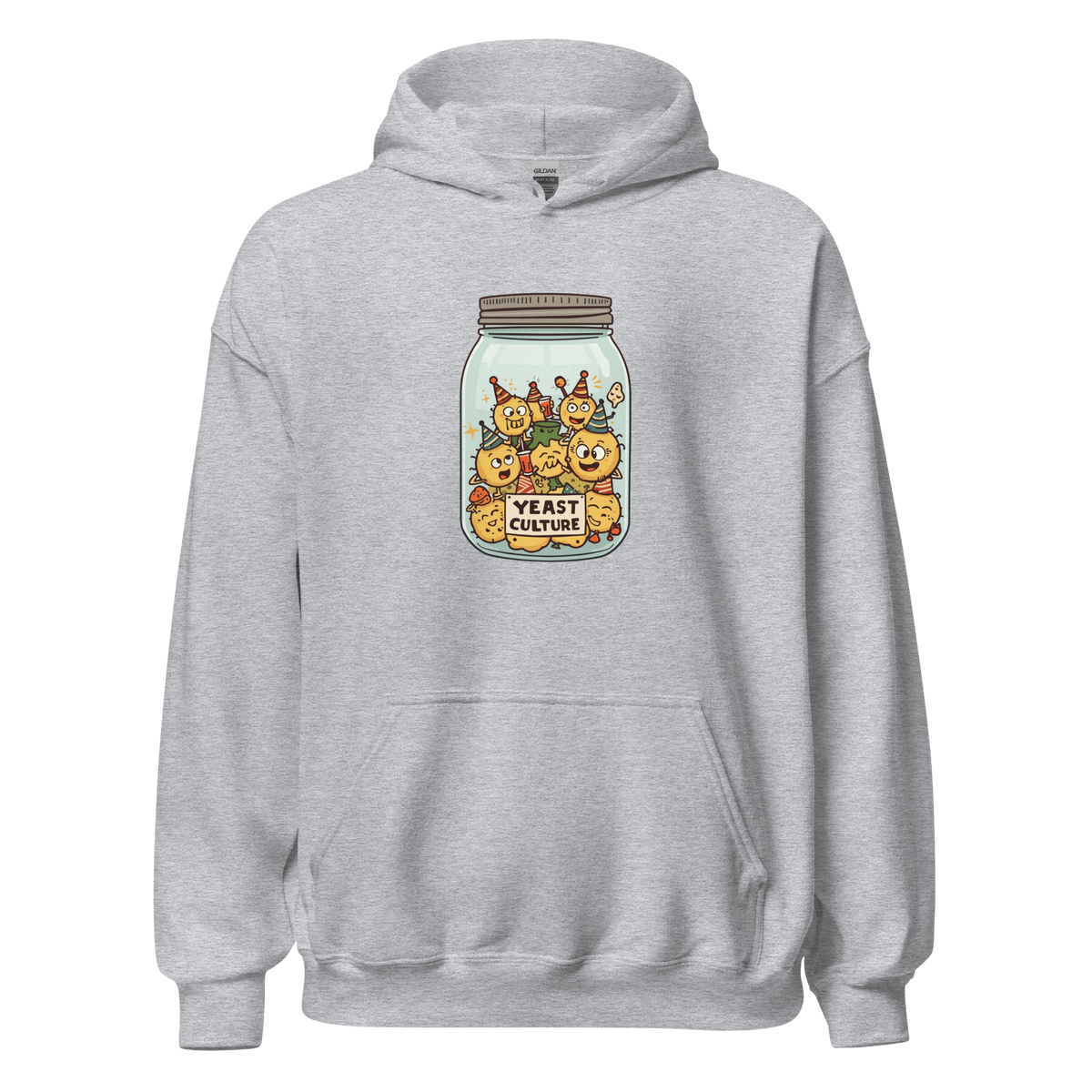 Wild Yeast, Wild Life | Unisex Hoodie Sport Grey Apparel > Hoodies & Sweatshirts ZomaModa