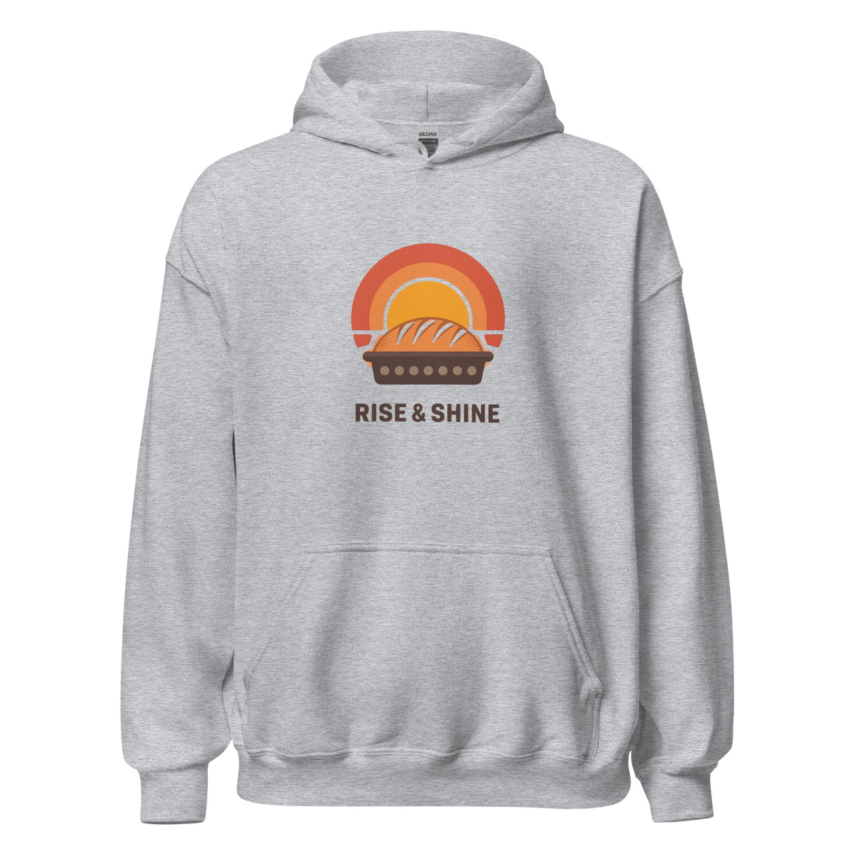 Rise & Shine | Unisex Hoodie Sport Grey Apparel > Hoodies & Sweatshirts ZomaModa